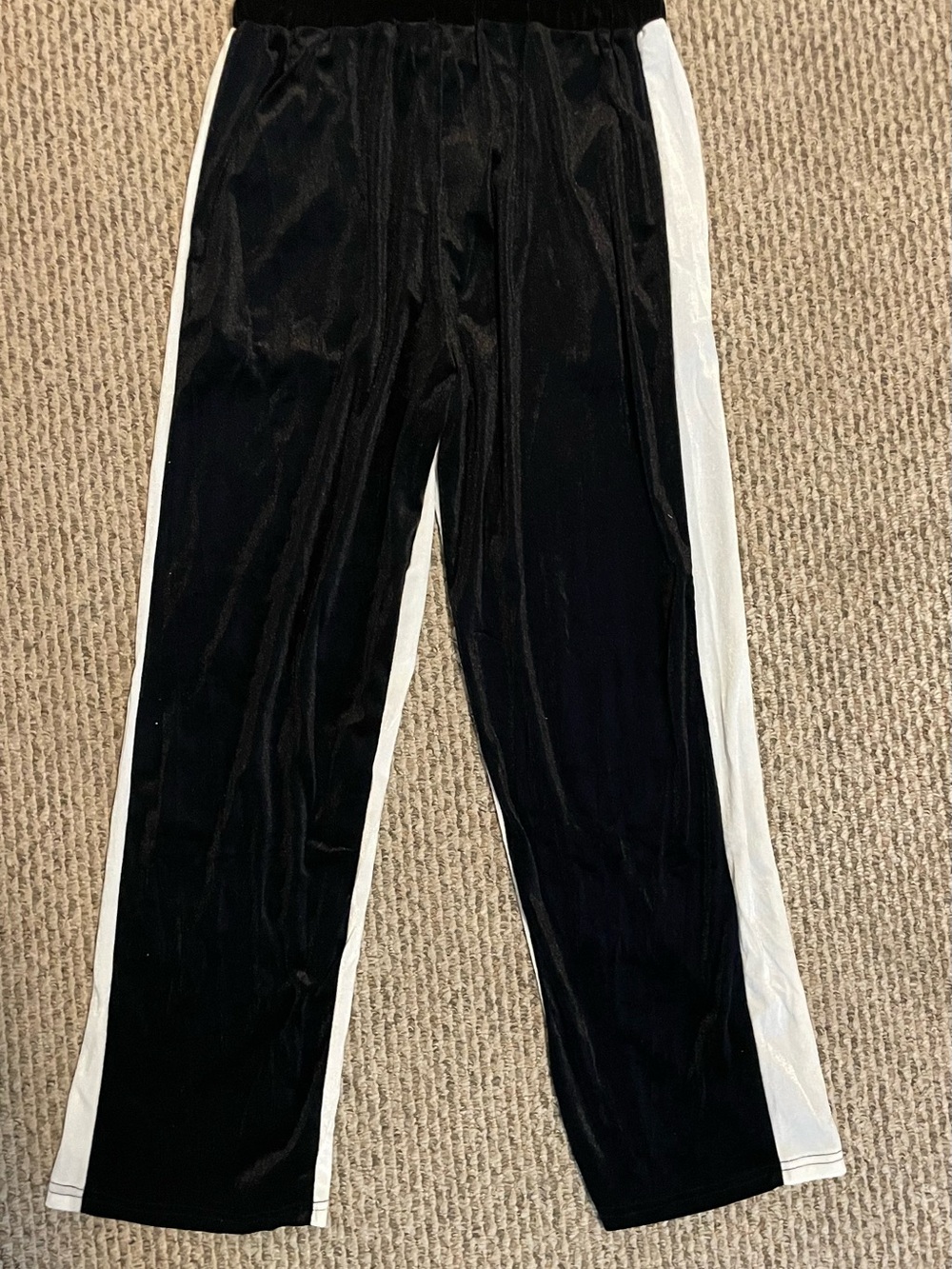 Black and White LOX Ruff Ryders light velour Jacket & Pants Set size Medium new - Picture 9 of 11